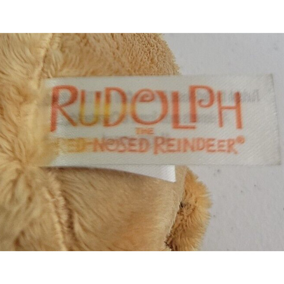 Dan Dee Clarice Rudolph The Red Nosed Reindeer Squeak Plush Stuffed Toy 13" - Picture 6 of 10